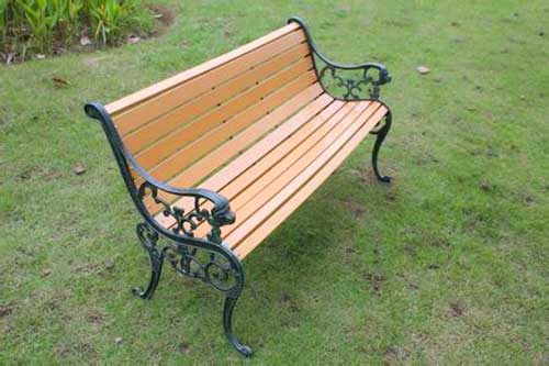景區公園必備的景觀設施鋼木垃圾箱、與園林椅