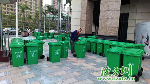 欣方圳塑料環保垃圾桶，天津市場銷量倍增